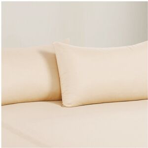 Imperial Rooms (Pillow Case Pair, Beige) 30cm Fitted Sheet-Extra Soft Microfiber Fitted Bed She Imperial Rooms (Pillow Case Pair, Beige) 30cm Fitted Sheet-Extra Soft Microfiber Fitted Bed She