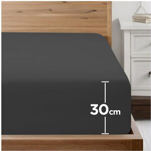 Imperial Rooms (Single, Charcoal) 30cm Fitted Sheet-Extra Soft Microfiber Fitted Bed Sheet- Sin Imperial Rooms (Single, Charcoal) 30cm Fitted Sheet-Extra Soft Microfiber Fitted Bed Sheet- Sin
