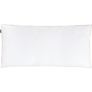 Beliani 3-Chamber Bed Pillow ETNA Low Duck Feathers and Down 40 x 80 cm White Beliani 3-Chamber Bed Pillow ETNA Low Duck Feathers and Down 40 x 80 cm White