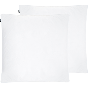 Beliani FELDBERG Duck Feather Down Pillows - 80x80cm Beliani FELDBERG Duck Feather Down Pillows - 80x80cm