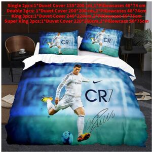 Unbranded (King(240x220cm)) Football Star 3d Bedding Set Quilt Duvet Cover Pillowcase Sing Unbranded (King(240x220cm)) Football Star 3d Bedding Set Quilt Duvet Cover Pillowcase Sing