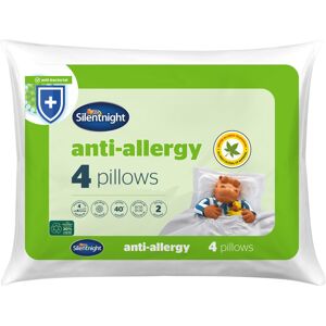 Silentnight Anti-Allergy Pillows 4 Pack – Soft Medium Silentnight Anti-Allergy Pillows 4 Pack – Soft Medium