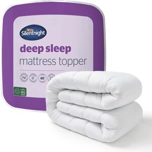 Silentnight Deep Sleep Mattress Topper King Size Bed - Soft Supportive Comfortab Silentnight Deep Sleep Mattress Topper King Size Bed - Soft Supportive Comfortab