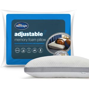 Silentnight Adjustable Memory Foam Pillow - Sink-In Luxury Shredded Filling - Er Silentnight Adjustable Memory Foam Pillow - Sink-In Luxury Shredded Filling - Er