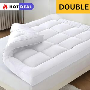 Kidoomi Extra Thick Mattress Topper Microfiber 10cm-Double Kidoomi Extra Thick Mattress Topper Microfiber 10cm-Double