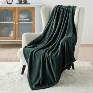 Yorkshire Bedding (Green Emerald, Double: 150 cm x 200 cm.) Solid 310 GSM Fleece Blanket Warm Thic Yorkshire Bedding (Green Emerald, Double: 150 cm x 200 cm.) Solid 310 GSM Fleece Blanket Warm Thic