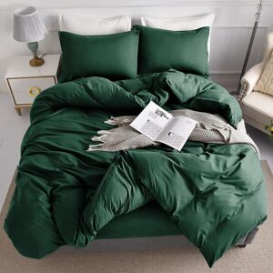 Moonlight Bedding Limited (Emerald Green, King: 230 x 220 cm) Plain Duvet Quilt Cover Bedding Set & Pillow Moonlight Bedding Limited (Emerald Green, King: 230 x 220 cm) Plain Duvet Quilt Cover Bedding Set & Pillow