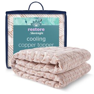 Silentnight Retore Cooling Cooper Mattress Topper - Temperature Regulating Ideal Silentnight Retore Cooling Cooper Mattress Topper - Temperature Regulating Ideal