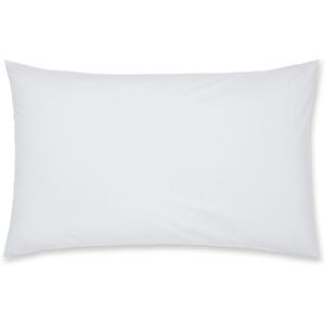 Catherine Lansfield Easy Iron Percale Standard Pillowcase Pair White Catherine Lansfield Easy Iron Percale Standard Pillowcase Pair White