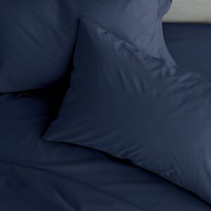 Catherine Lansfield Easy Iron Percale Standard Pillowcase Pair Navy Blue Catherine Lansfield Easy Iron Percale Standard Pillowcase Pair Navy Blue