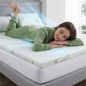 Heaven High Super King Bamboo Memory Foam Mattress Topper Heaven High Super King Bamboo Memory Foam Mattress Topper