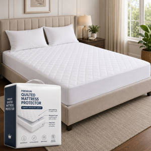 Imperial Rooms (King) Quilted Mattress Protector Single Double King Extra Deep 30CM Fitted Bed Imperial Rooms (King) Quilted Mattress Protector Single Double King Extra Deep 30CM Fitted Bed