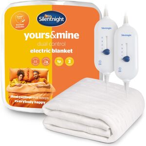 Silentnight Dual Control Electric Blanket Super King Heated Electric Under Silentnight Dual Control Electric Blanket Super King Heated Electric Under