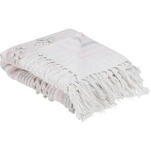 Beliani Bed Pink 120x150cm Boho Acrylic Beliani Bed Pink 120x150cm Boho Acrylic
