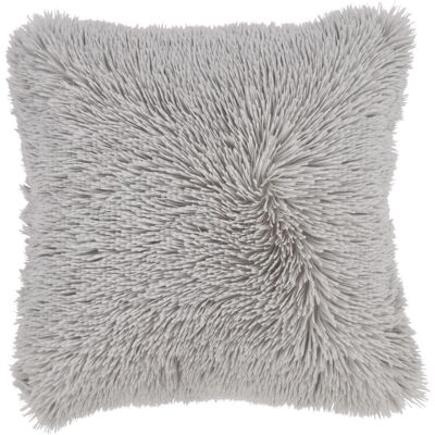 Catherine Lansfield - Cuddly Cushion Cover - Silver - 45x45cm Catherine Lansfield - Cuddly Cushion Cover - Silver - 45x45cm