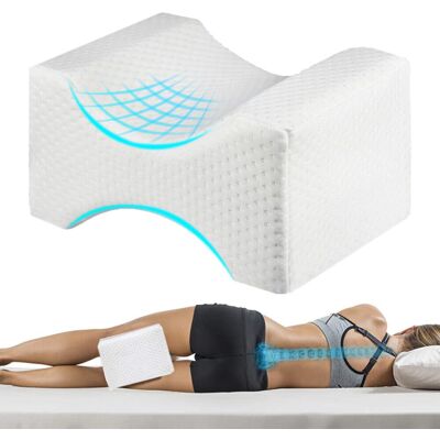Ranpo Memory Foam Knee Pillow For Side Sleepers Orthopedic Leg Support Ranpo Memory Foam Knee Pillow For Side Sleepers Orthopedic Leg Support