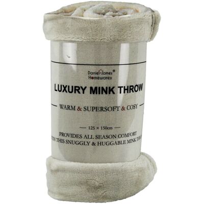 Daniel James - Mink - Single - Soft - Throw Blanket Daniel James - Mink - Single - Soft - Throw Blanket