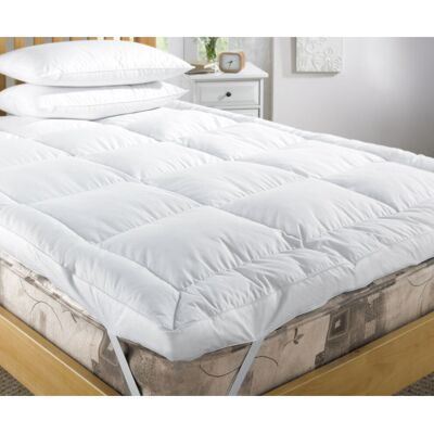 UK Textiles (Super King) LUXURY 4" ( 10CM ) EXTRA DEEP 100% GOOSE FEATHER & DOWN MATTRESS TO UK Textiles (Super King) LUXURY 4" ( 10CM ) EXTRA DEEP 100% GOOSE FEATHER & DOWN MATTRESS TO