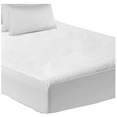 ECOBIZ 100% Cotton Waterproof Mattress Protector Single Mattress Protector Single Bed W ECOBIZ 100% Cotton Waterproof Mattress Protector Single Mattress Protector Single Bed W