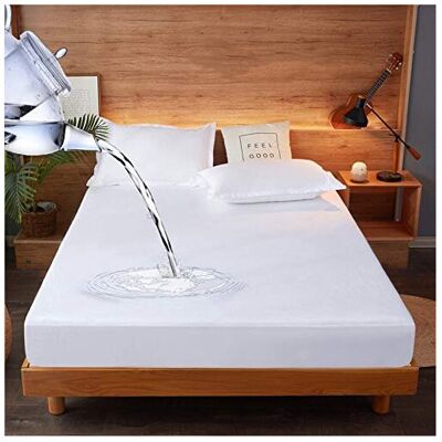 XUANYIJIE King Size Waterproof Mattress Protector Deep Fitted Sheets King Size Bed Protect XUANYIJIE King Size Waterproof Mattress Protector Deep Fitted Sheets King Size Bed Protect