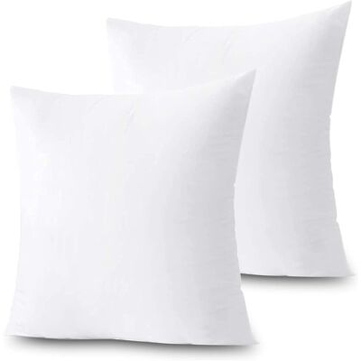 ASPIRE HOMEWARE (1-Pack Cushion Pad (50x50 cm)) Luxury Filled Pillow Pack of 2 Bounce Back Pillo ASPIRE HOMEWARE (1-Pack Cushion Pad (50x50 cm)) Luxury Filled Pillow Pack of 2 Bounce Back Pillo