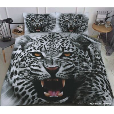 Luxe - 3D Snow Leopard - 3D Animal Print Luxe - 3D Snow Leopard - 3D Animal Print