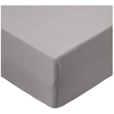 Amazon Basics Microfiber Deep Fitted Sheet - Dark Grey - Bed Size Amazon Basics Microfiber Deep Fitted Sheet - Dark Grey - Bed Size