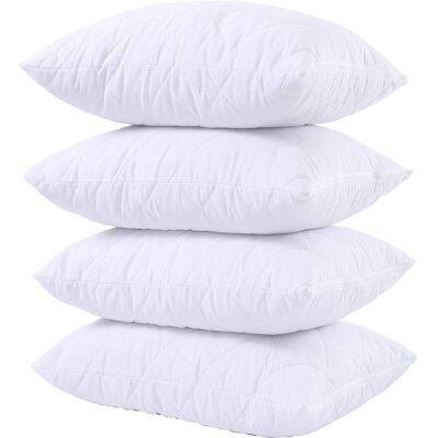 ASPIRE HOMEWARE (Quilted Pillow x4) Luxury Firm Pillows Soft Bed Neck Pillow 4-Pack ASPIRE HOMEWARE (Quilted Pillow x4) Luxury Firm Pillows Soft Bed Neck Pillow 4-Pack