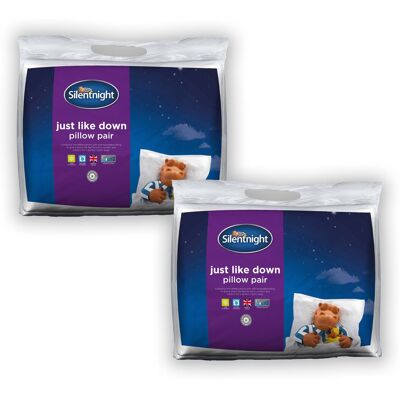 Silentnight Just Like Down Pillow - 4 Pack Silentnight Just Like Down Pillow - 4 Pack