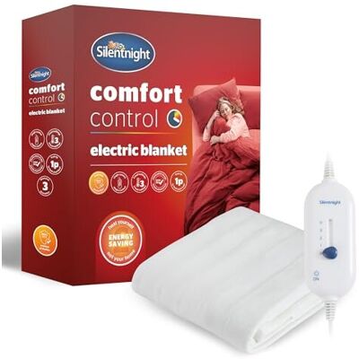 Silentnight Comfort Control Electric Blanket Single - Heated Electric Underblank Silentnight Comfort Control Electric Blanket Single - Heated Electric Underblank