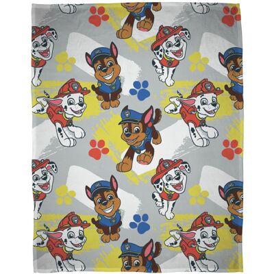Paw Patrol Kids Fleece Throw - Multicoloured - 150X100cm Paw Patrol Kids Fleece Throw - Multicoloured - 150X100cm