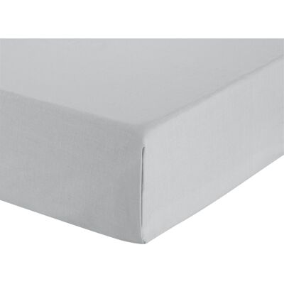 Habitat Cotton Rich 180 TC Plain Dove Grey Flat Sheet-Single Habitat Cotton Rich 180 TC Plain Dove Grey Flat Sheet-Single