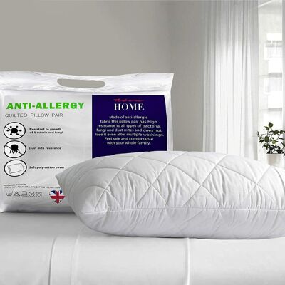 Oxford Homeware (Quilted Pillow) Hotel Quality Egyptian Cotton Soft Quilted Pillows Oxford Homeware (Quilted Pillow) Hotel Quality Egyptian Cotton Soft Quilted Pillows