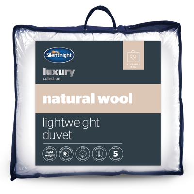 Silentnight - Natural Wool Duvet - King - Lightweight - Duvet Silentnight - Natural Wool Duvet - King - Lightweight - Duvet
