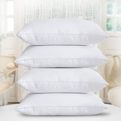 SUPREME BEDDING LTD Luxury Hotel Quality Pillows Bounce Back Standard Bed Pillow 4-Pack UK SUPREME BEDDING LTD Luxury Hotel Quality Pillows Bounce Back Standard Bed Pillow 4-Pack UK