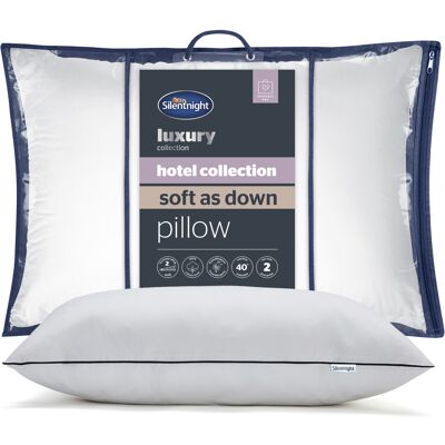 Silentnight Hotel Collection Soft As Down Pillow Medium Support Silentnight Hotel Collection Soft As Down Pillow Medium Support
