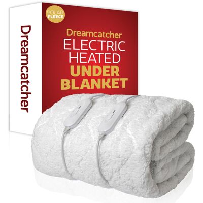 Dreamcatcher Deluxe Double Electric Blanket Dual Control Fitted Polar Fleece Hea Dreamcatcher Deluxe Double Electric Blanket Dual Control Fitted Polar Fleece Hea