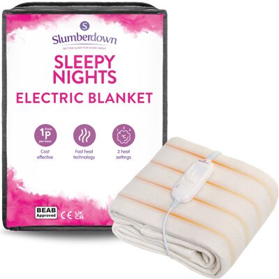 Slumberdown King Size Sleepy Nights Electric Blanket - Electric Blanket Slumberdown King Size Sleepy Nights Electric Blanket - Electric Blanket