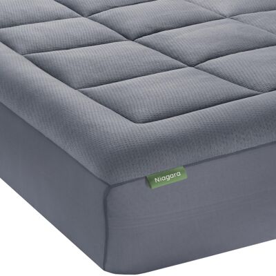 Niagara Sleep Soluti Niagara Bamboo Mattress Topper Kingsize Bed - 2.5 cm Thick Breathable Pillow Top Niagara Sleep Soluti Niagara Bamboo Mattress Topper Kingsize Bed - 2.5 cm Thick Breathable Pillow Top