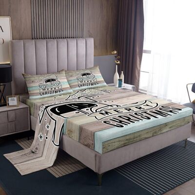 Unbranded (Multi 33, Double(No Comforter)) Christmas Truck Bed Sheets Set Double,Construct Unbranded (Multi 33, Double(No Comforter)) Christmas Truck Bed Sheets Set Double,Construct