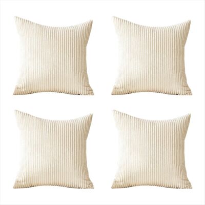 Unbranded Set of 4 Soft Corduroy Modern Design, Mix and Match with Your Home Decor, Pillow Unbranded Set of 4 Soft Corduroy Modern Design, Mix and Match with Your Home Decor, Pillow