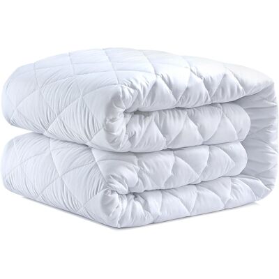 Caroline Shatuik Quilted Queen size mattress protector. Anti allergy - small dou Caroline Shatuik Quilted Queen size mattress protector. Anti allergy - small dou