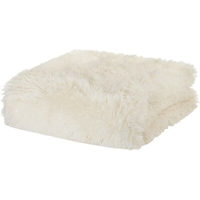 Catherine Lansfield Cuddly Cream, Throw- 150x200cm Catherine Lansfield Cuddly Cream, Throw- 150x200cm