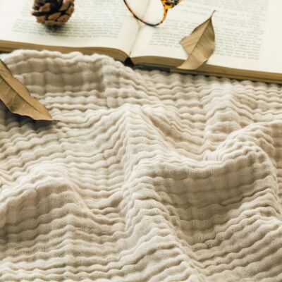 Unbranded Lightweight Muslin Blanket for Adults - Soft, Breathable, Quick-Dry Throw for Tr Unbranded Lightweight Muslin Blanket for Adults - Soft, Breathable, Quick-Dry Throw for Tr