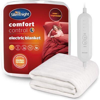 Silentnight Comfort Control Electric Blanket Double Bed Silentnight Comfort Control Electric Blanket Double Bed