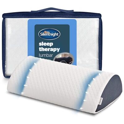 Silentnight Sleep Therapy Lumbar Pillow - Memory Foam Ergonomic Soothing Relief Silentnight Sleep Therapy Lumbar Pillow - Memory Foam Ergonomic Soothing Relief