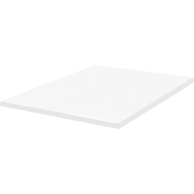 BELIANI Foam Mattress Protector 160x200cm White - Mattress Cover BELIANI Foam Mattress Protector 160x200cm White - Mattress Cover