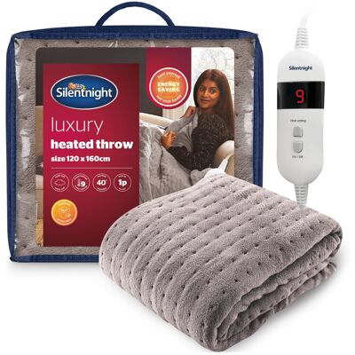 Silentnight Comfort Control Heated Throw Blanket Luxury Fleece Electric He Silentnight Comfort Control Heated Throw Blanket Luxury Fleece Electric He
