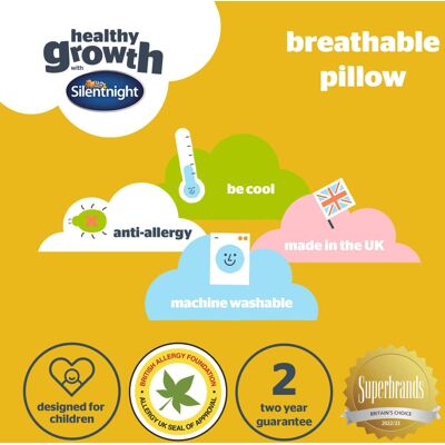 Silentnight Healthy Growth Breathable Pillow Silentnight Healthy Growth Breathable Pillow