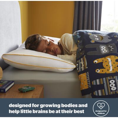 Silentnight Healthy Growth Breathable Pillow - Kids Pillow with Mesh Sides for a Silentnight Healthy Growth Breathable Pillow - Kids Pillow with Mesh Sides for a